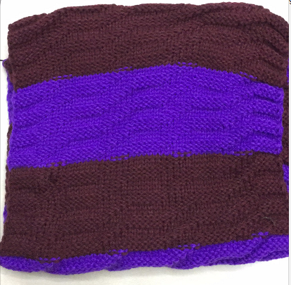 Women's Fashion Trend Everything Warm Classic Fringe Thick Stripes Corrugated Acrylic Knit Scarf details Picture