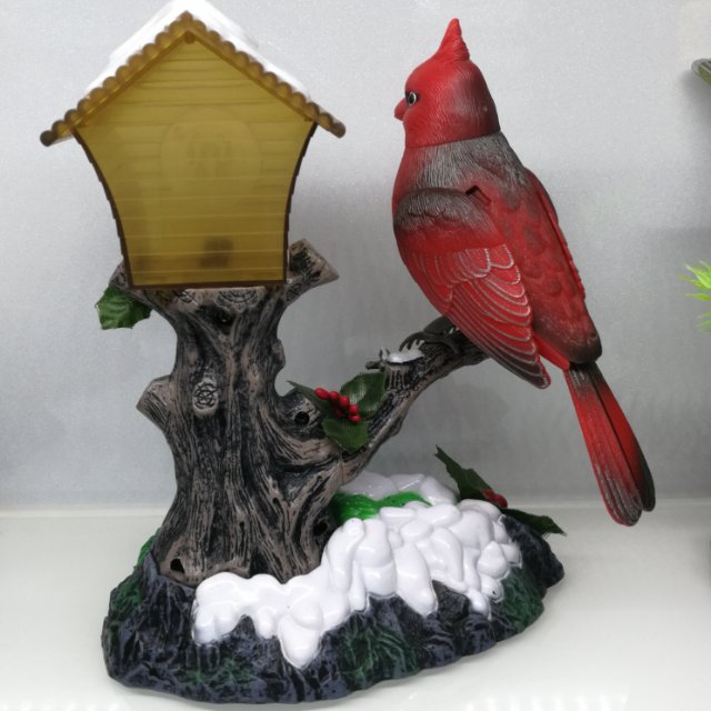 Simulated bird micro-landscape resin craft living room ornaments details Picture