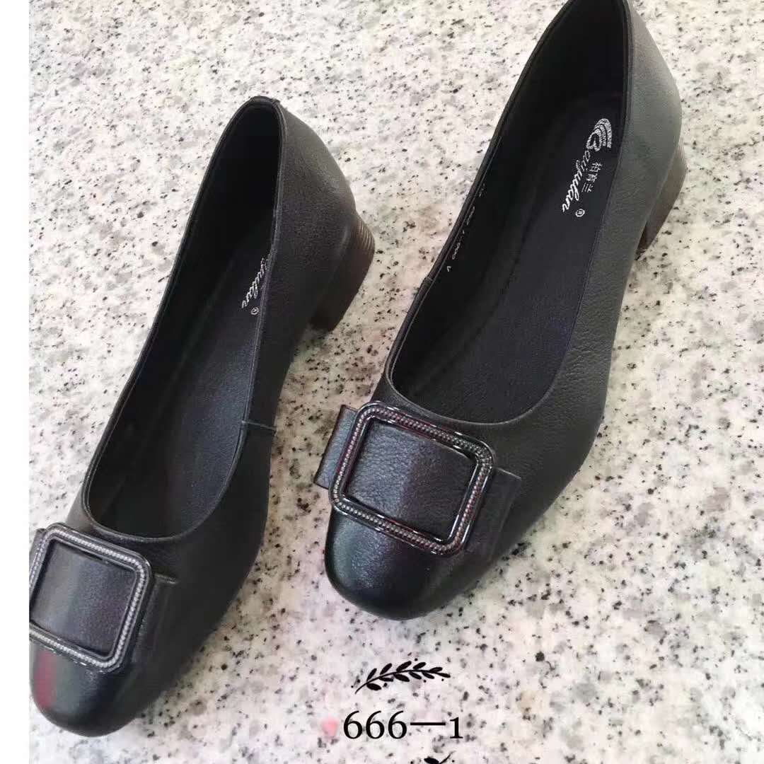 661-1 Biku Eurasia 2020 New Women's Guangzhou Casual Leather Low Heels Specification drawing
