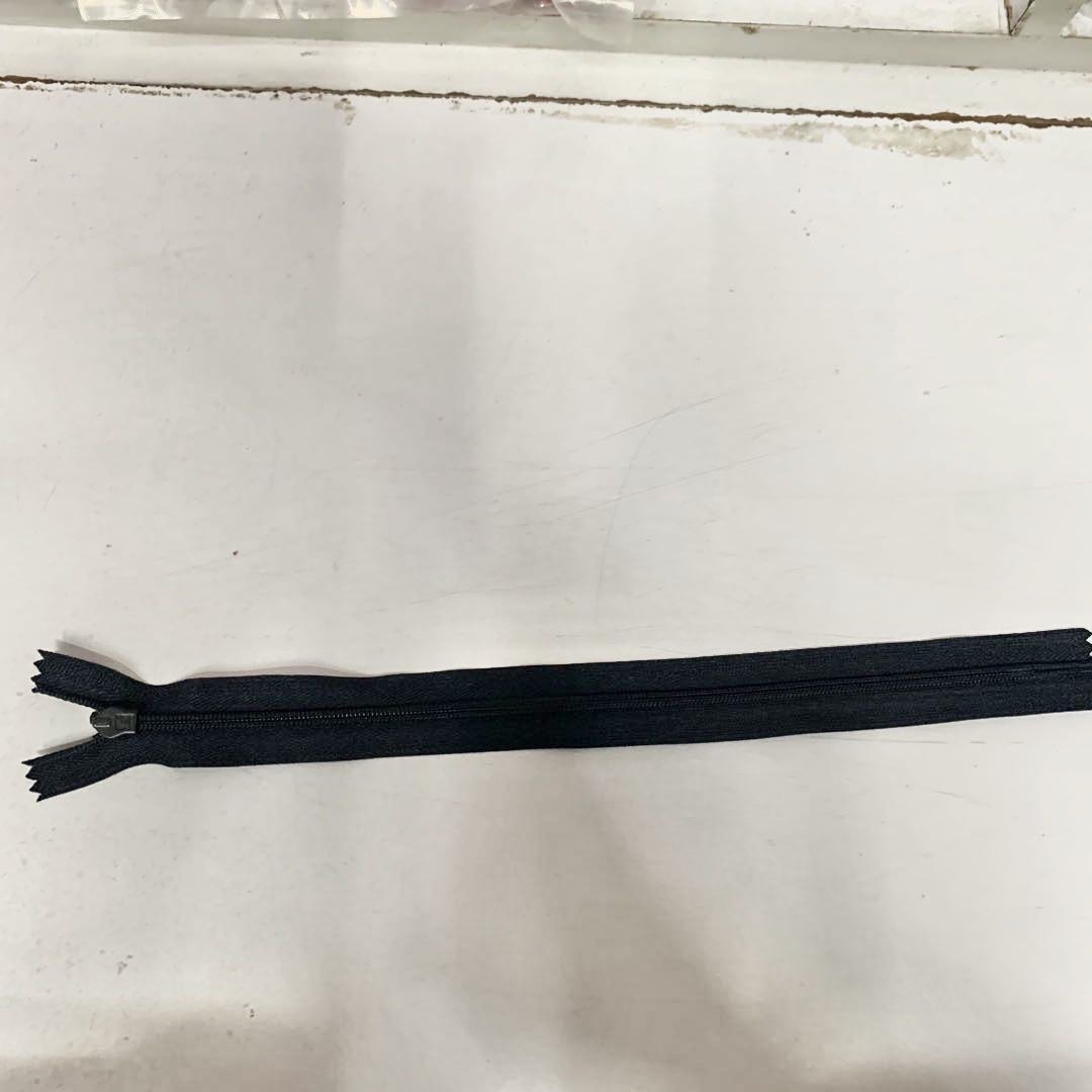 Pants zipper accessories: Nylon zipper, closed short pull lock, clothes pocket, men's trousers, front zipper, black zipper