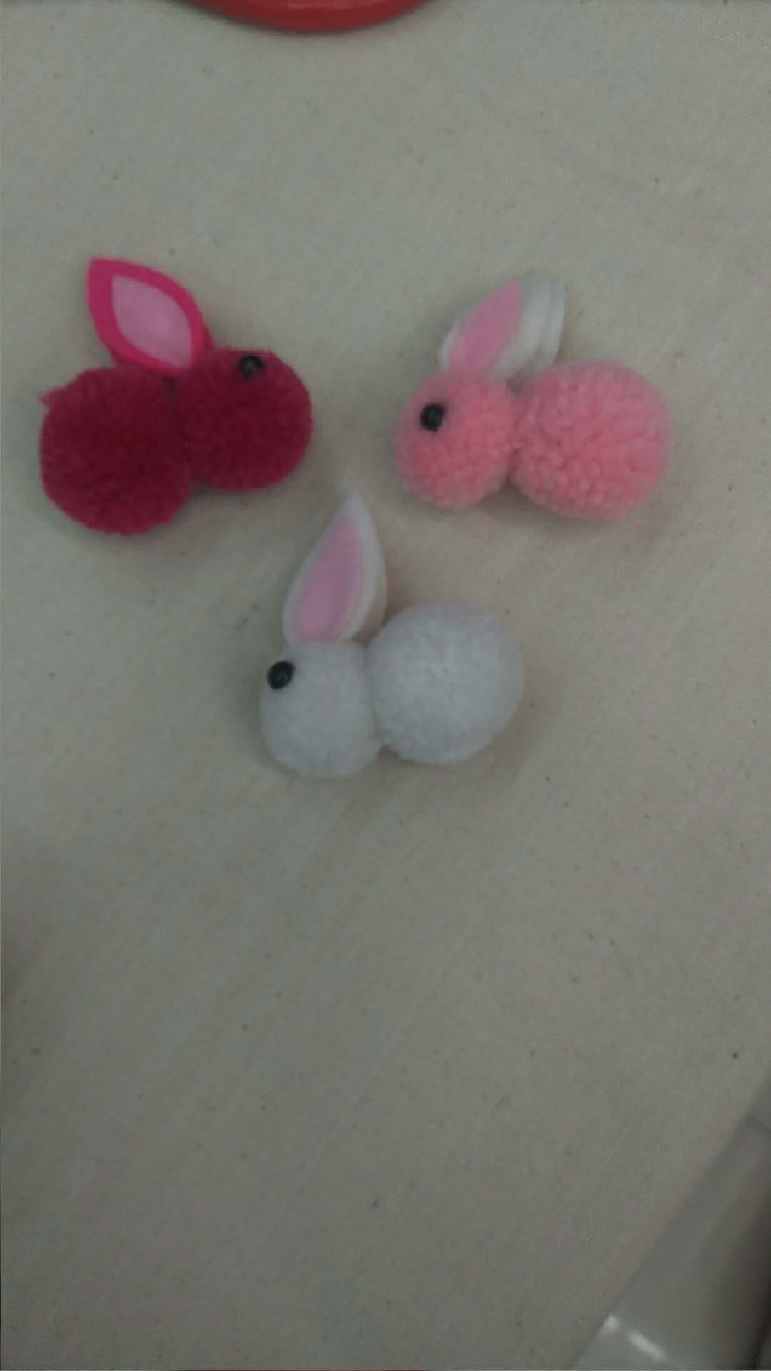 Rabbit Hairball Orchid White Pink Rose Red Bean Sand Yellow Large Stock