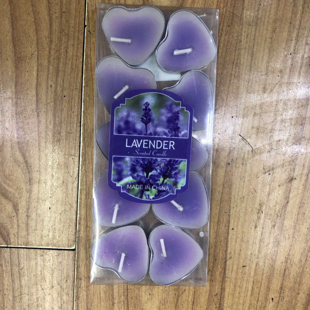 Candles, tea wax, smokeless lavender love modelling, scented candles, heating teapot base hotel tea stove thumbnail
