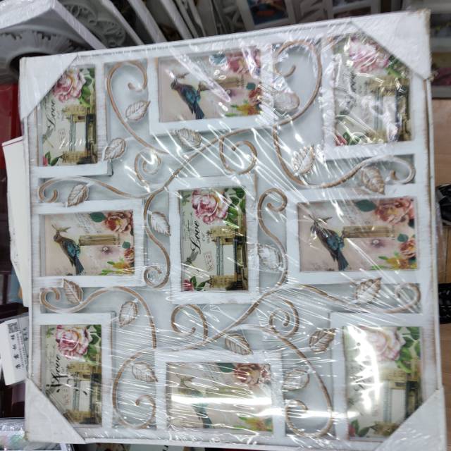 白色创意相框组合