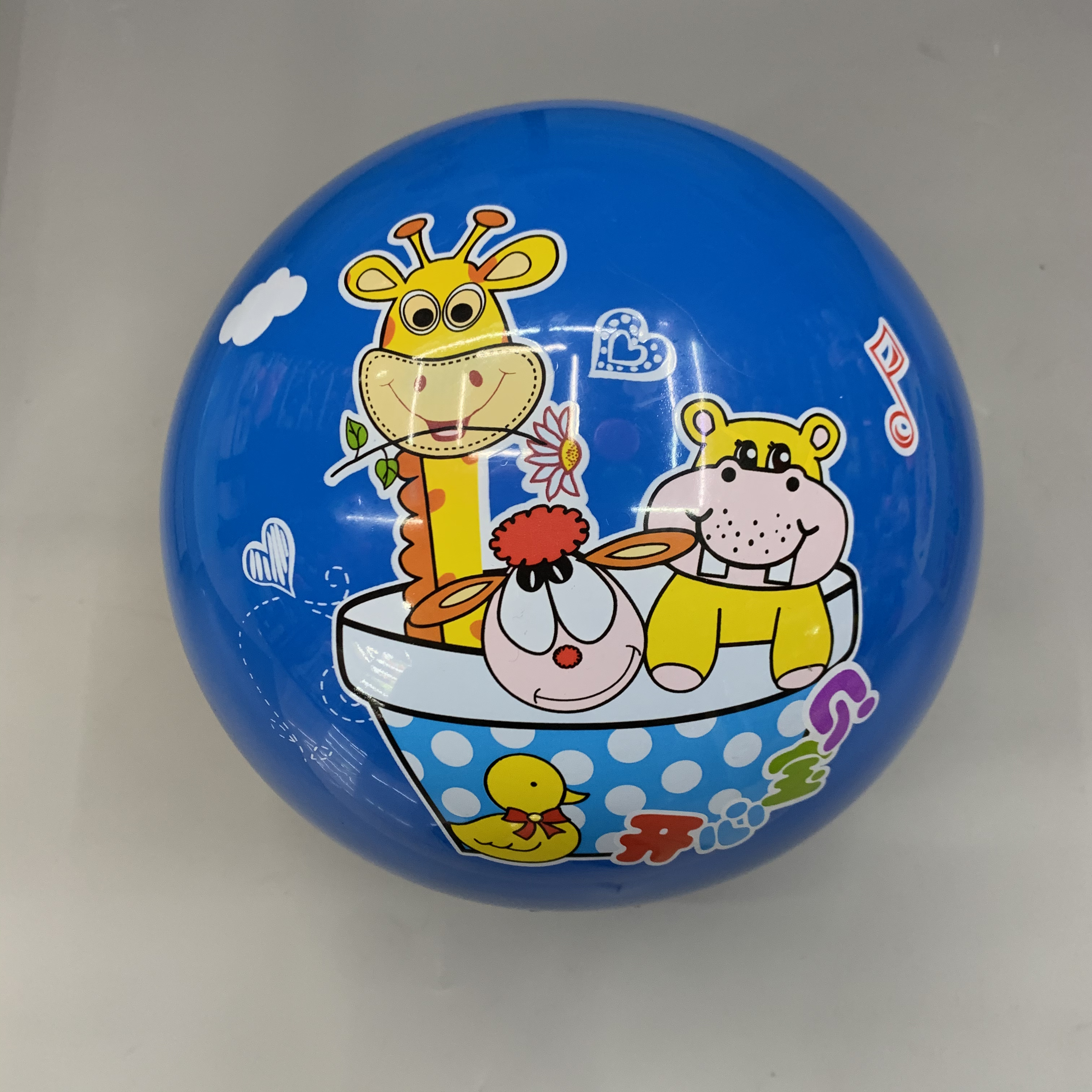 PV环保动物球幼儿拍拍球跳跳球加厚大号充气