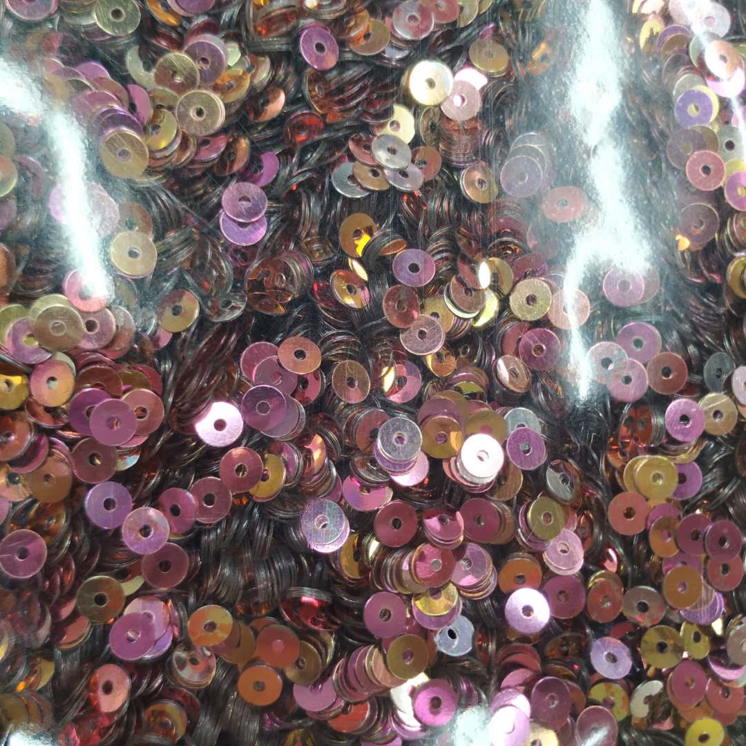 幻彩小圆片金葱粉亮片美妆美甲眼影用环保七彩闪光片饰品配件产品图