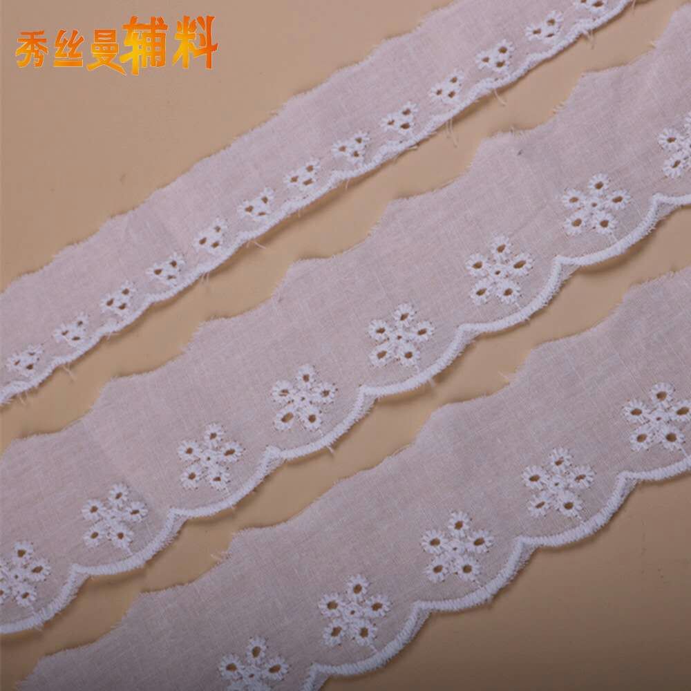 Wholesale of lace: Nylon lace, original white lace, new polyester lace details Picture