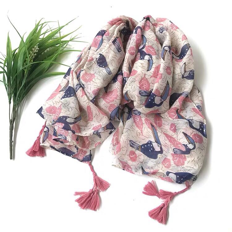 Japanese Small Fresh Style Simple Scarf With Comfortable details Picture