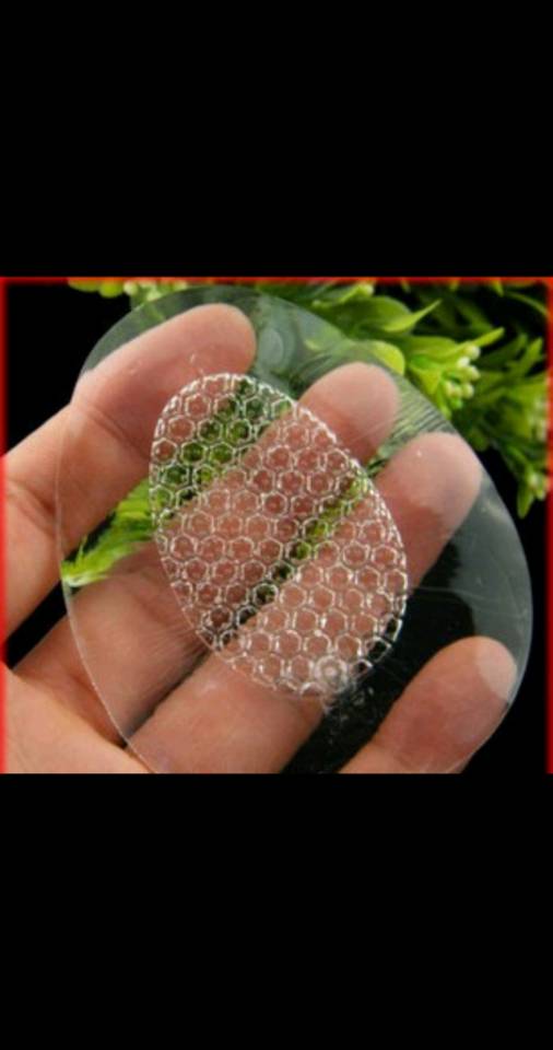 Silicone forefoot insoles, transparent thickened super soft half-size insoles for sandals, crystal invisible women's high heels insoles