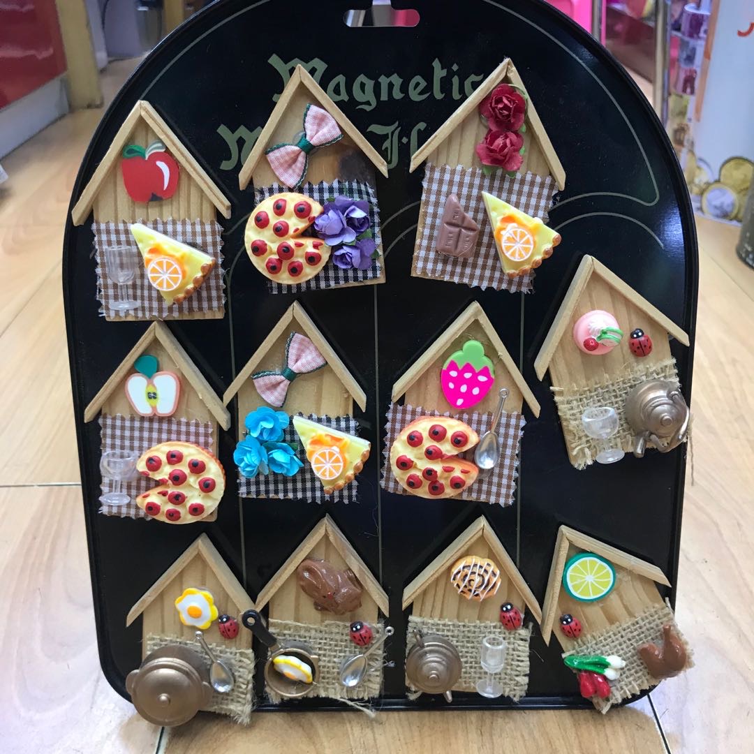 精美创意3d立体冰箱贴磁贴磁力磁性吸铁石欧洲建筑磁铁装饰小摆件