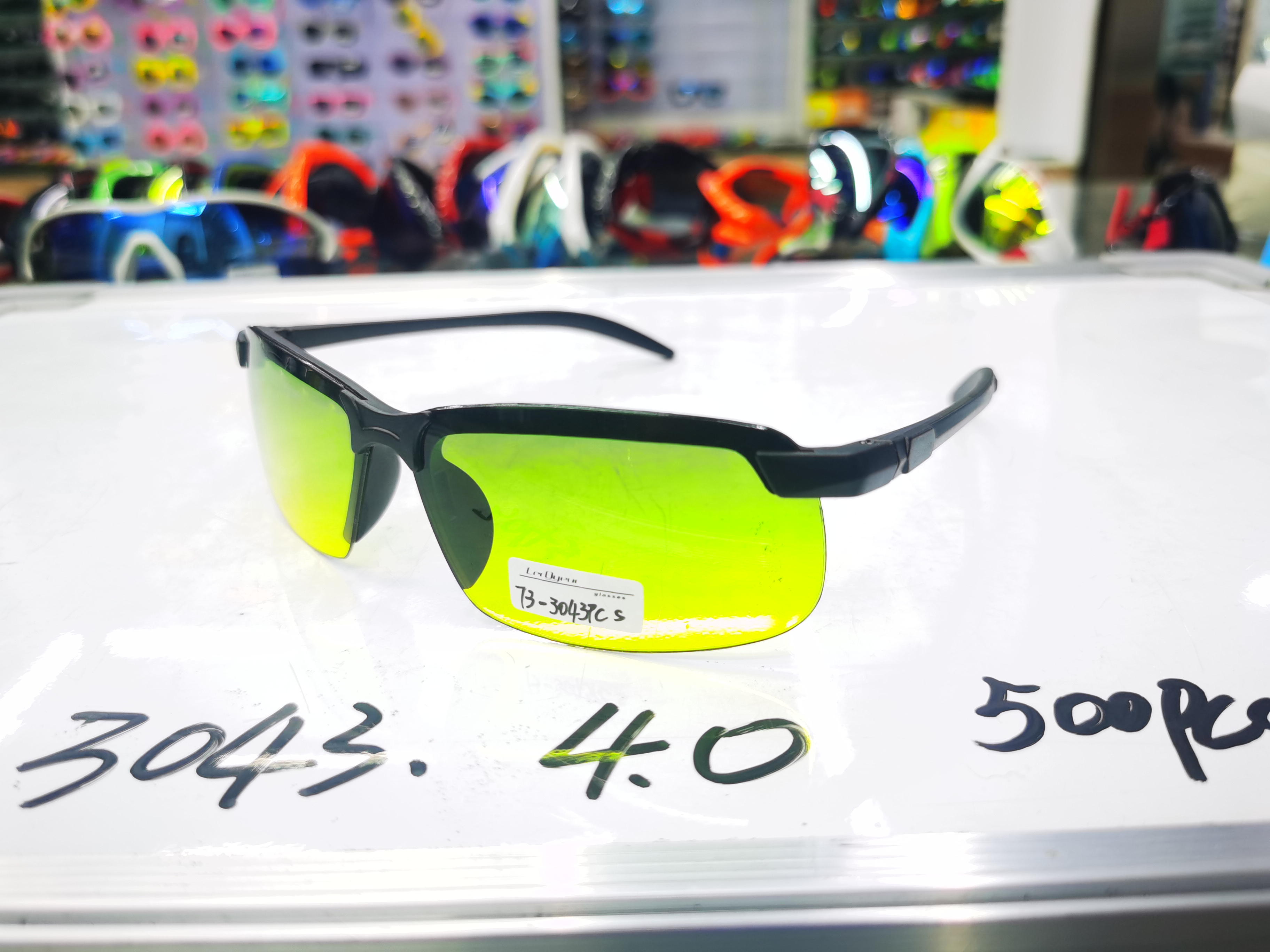 户外运动眼镜防紫外线防风沙太阳镜男士骑行眼镜运动跑步护目3043详情图1