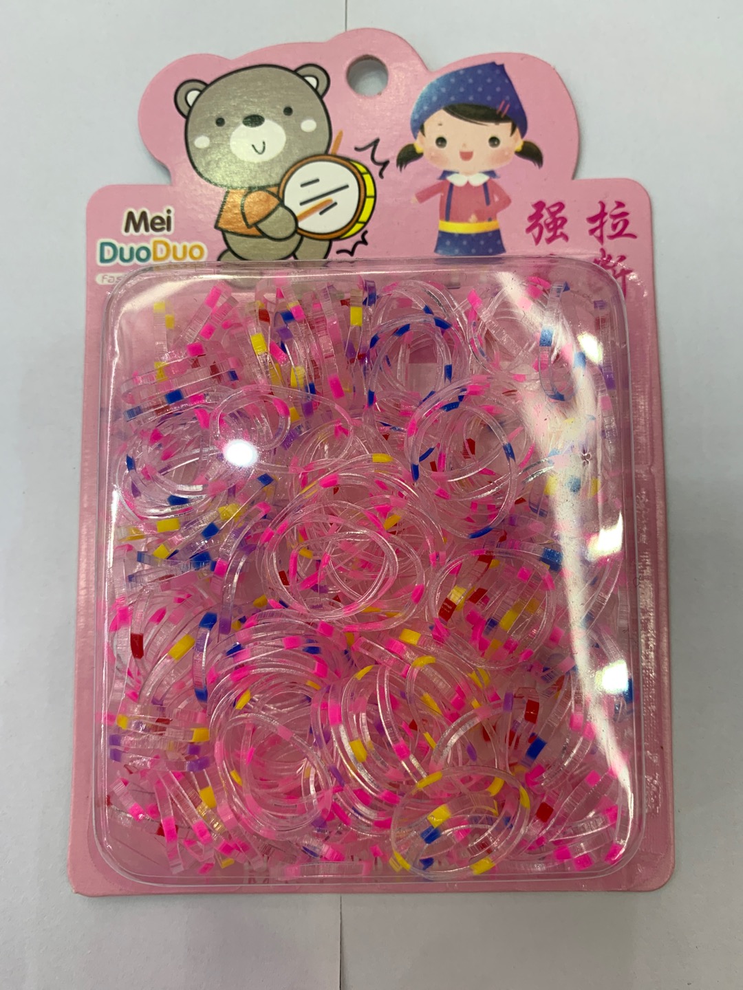 新款内装200个彩色小皮筋套装头饰