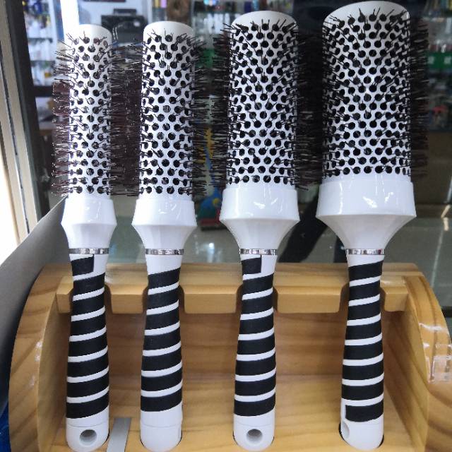 High-end combs for export, original order for foreign trade, anti-slip combs, professional curling combs, four-piece set, pig bristles