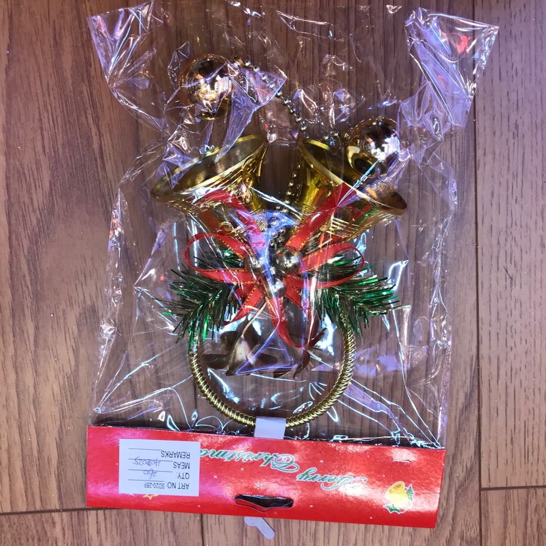 Christmas bell pendants, Christmas decorations, scene arrangement, shopping mall store pendants, Christmas bell pendants Specification image