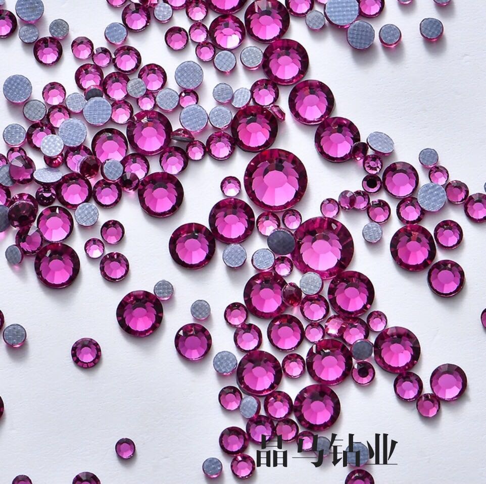 Rose red SS20 imitation Austrian diamond, fine nail polish diamond, DIY diamond