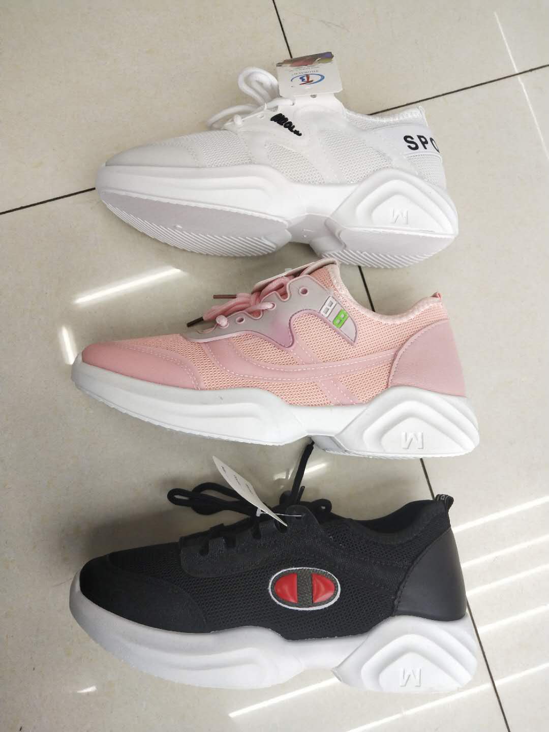 夏季透气休闲运动跑步潮鞋百搭韩版潮流网面