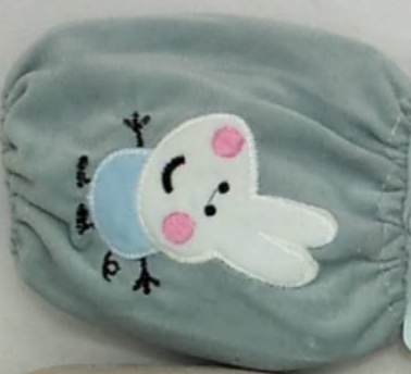 Baby Cuff Autumn And Winter Cute Cartoon Children Rabbit Sleeve Boys And Girls Anti-Fouling Sleeve Plush Baby Cuff Specification drawing