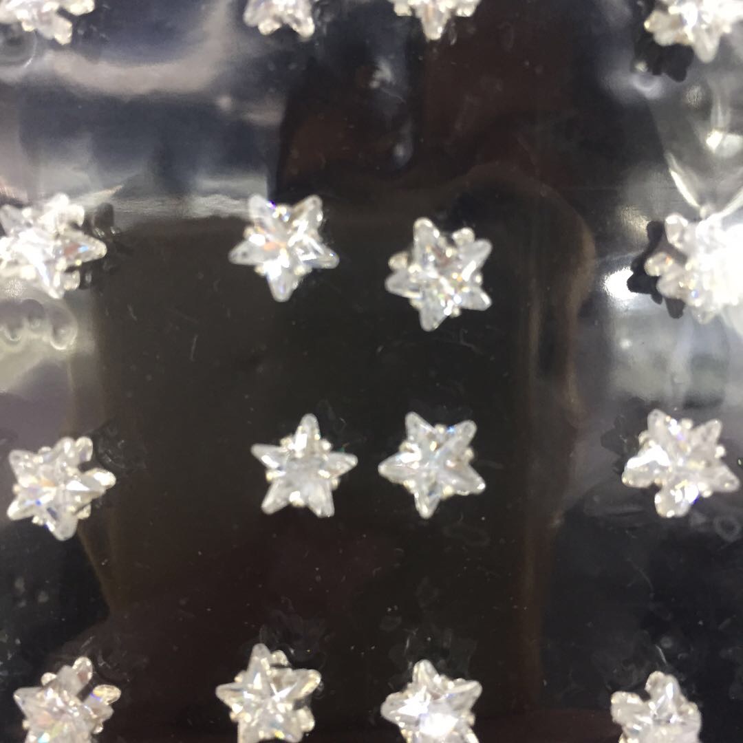 女士塑料耳钉耳饰手工制作厂家直销细节图