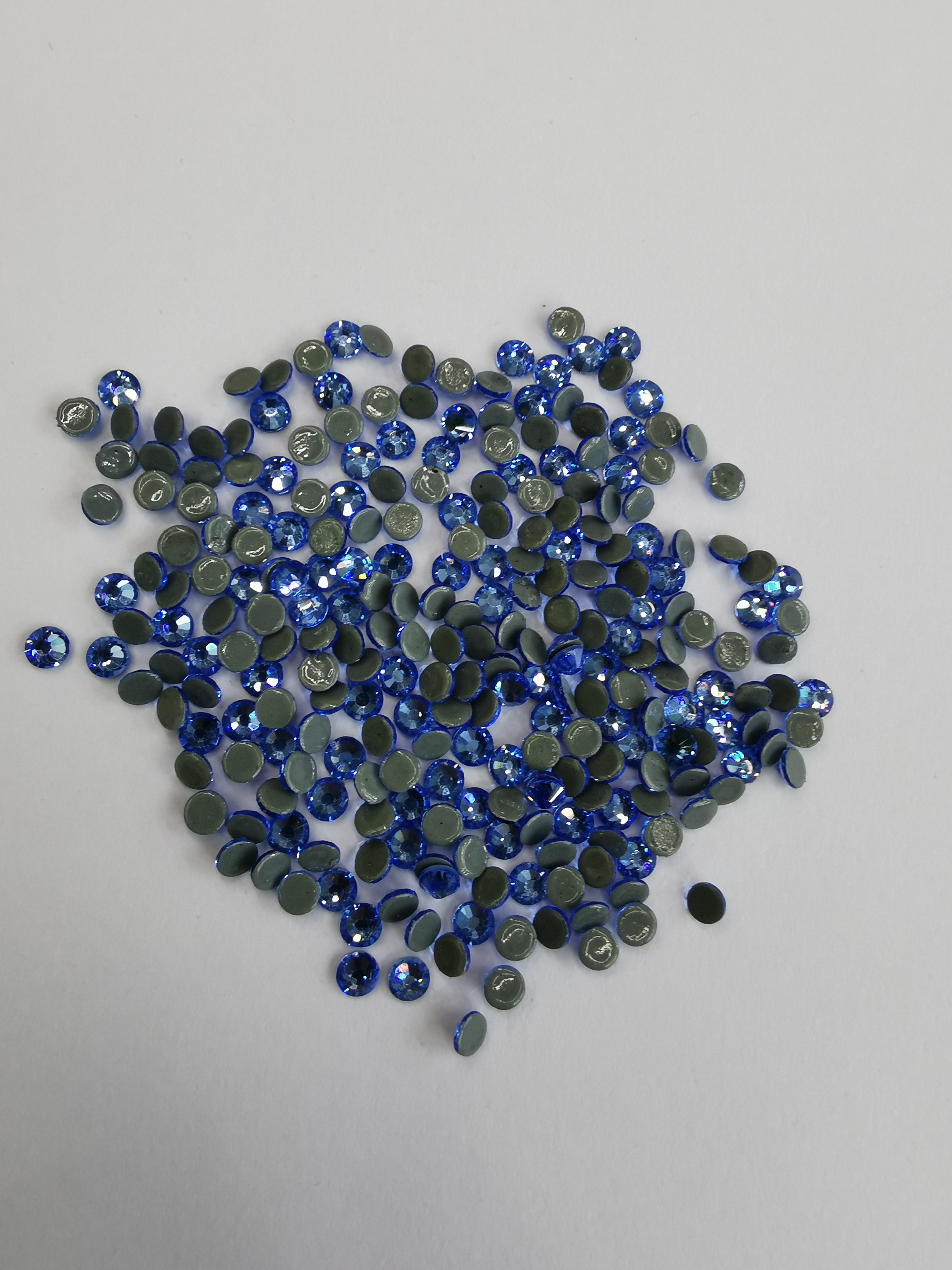 SS20 sapphire blue imitation Auger quality flat bottom drill DIY drill thumbnail