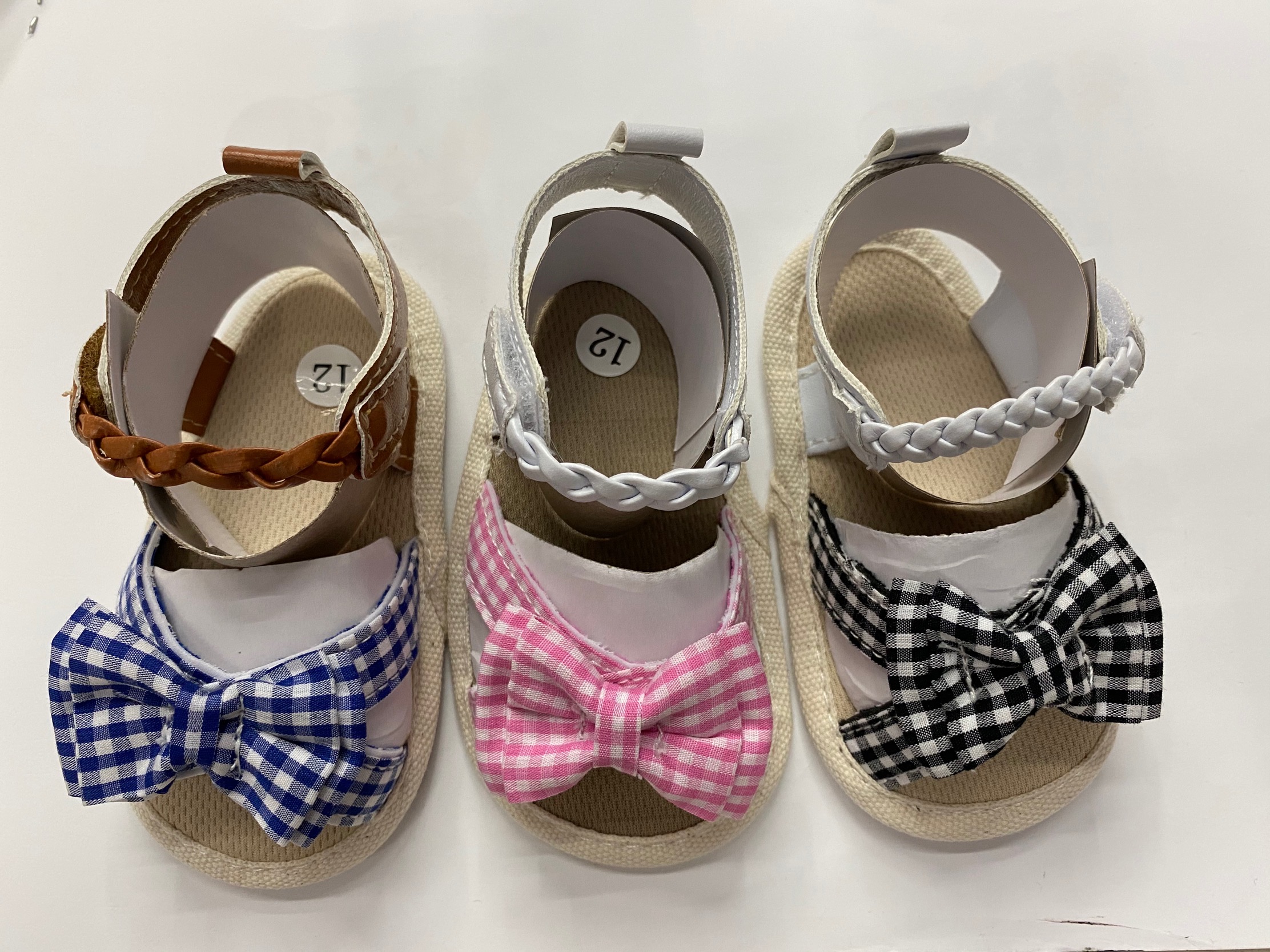 Soft-soled sandals for baby girls