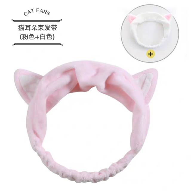 洗脸敷面膜束发带简约发箍网红头套韩国头饰产品图