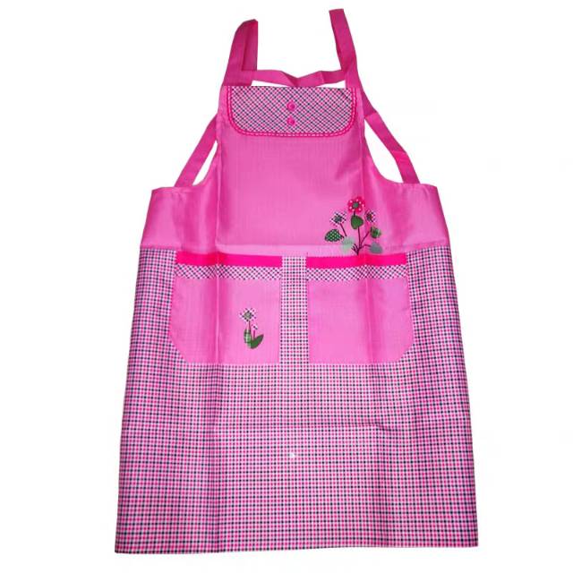 Apron Korean Version Of Fashion Cute Kitchen Bib Work Clothes Antifouling And Oil Overalls Female Adult Reverse Dress