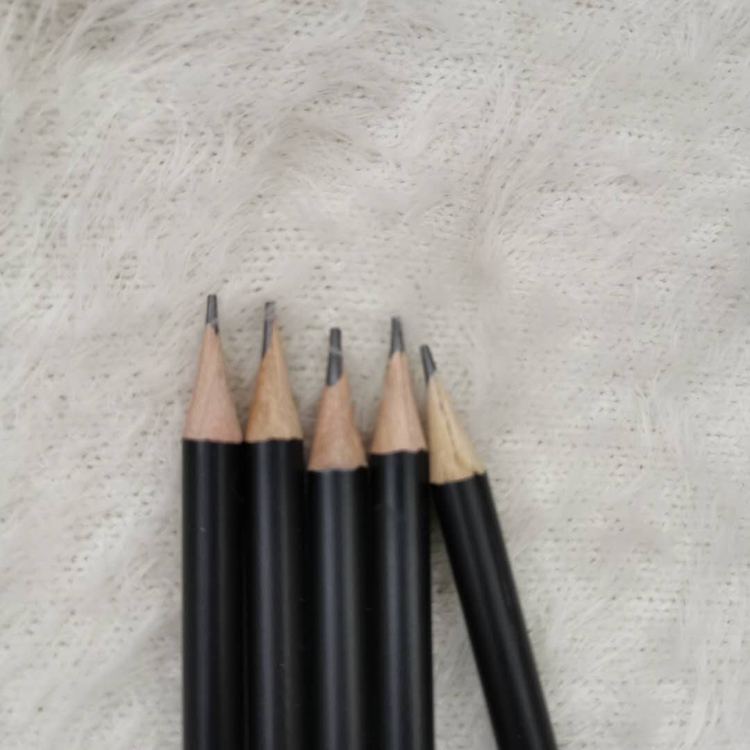 Matte Black Hb Pencil Water Soluble Color Lead Rolling Curtain Set Writing Continuous Hex Bar Specification drawing