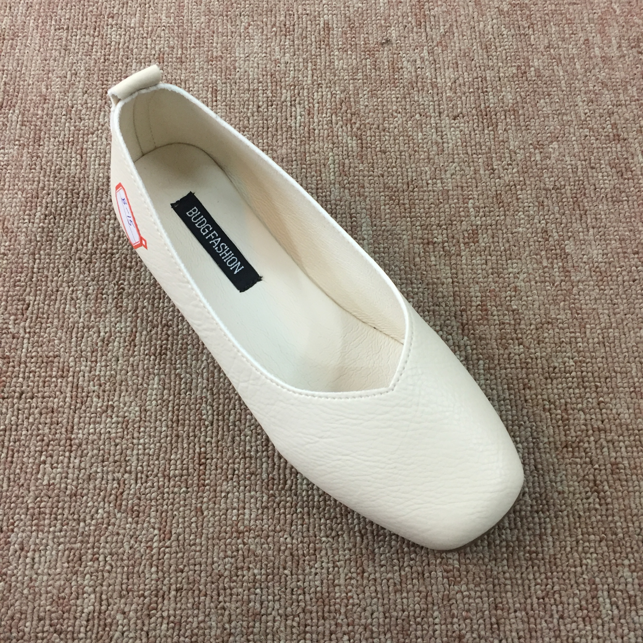 2020春夏新款单鞋平底方头浅口平跟鞋