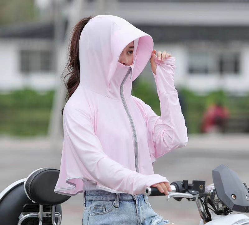 防晒服女开车骑车防晒衣服女夏季防紫外线透气百搭薄外套