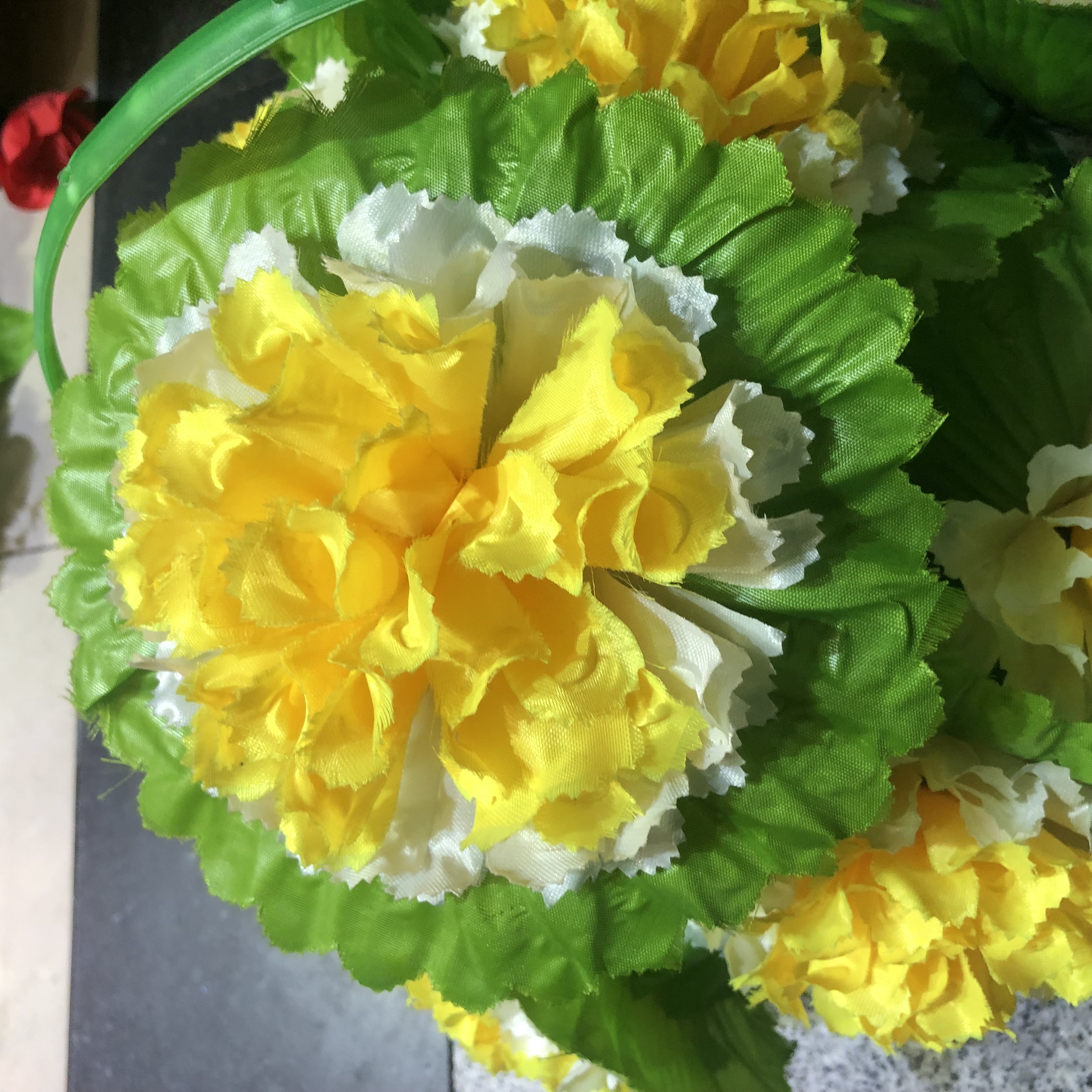 便宜花盆花塑料花祭祀花插花装饰花批发菊花