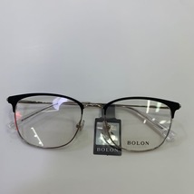 BOLN金属眼镜框银色镜架近视大框眼镜
