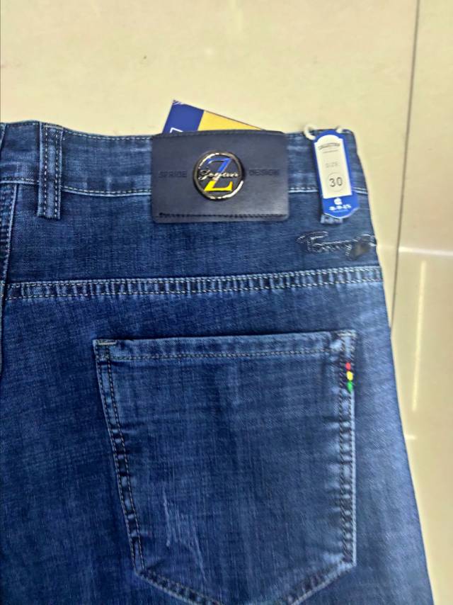 Summer jeans for men, straight-leg loose pants, new style for men Specification image