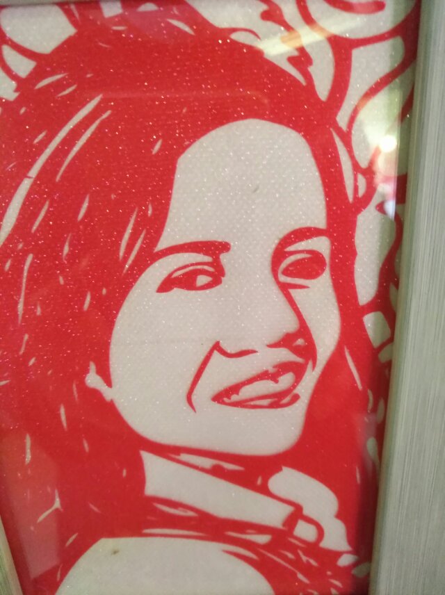 宾馆装饰剪纸家装设计剪纸电脑剪纸店铺装修剪纸细节图