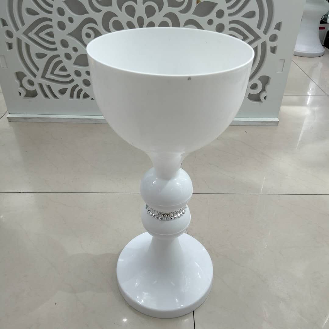 塑料PPC管柱形插花摆件客厅卧室书房小摆设