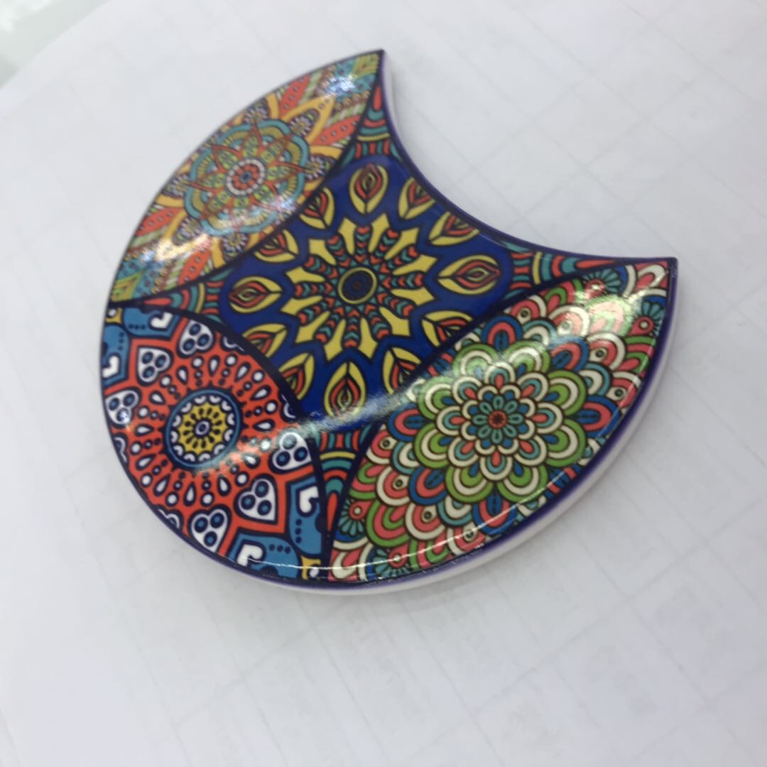 欧美中东印花挂件配饰工艺品细节图