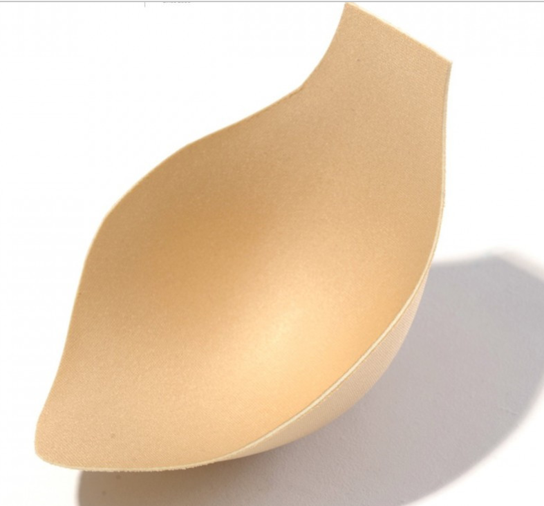 Sponge Breast Pad Insert Triangle Bra Cup Sponge Cup For Halter Tops full figure