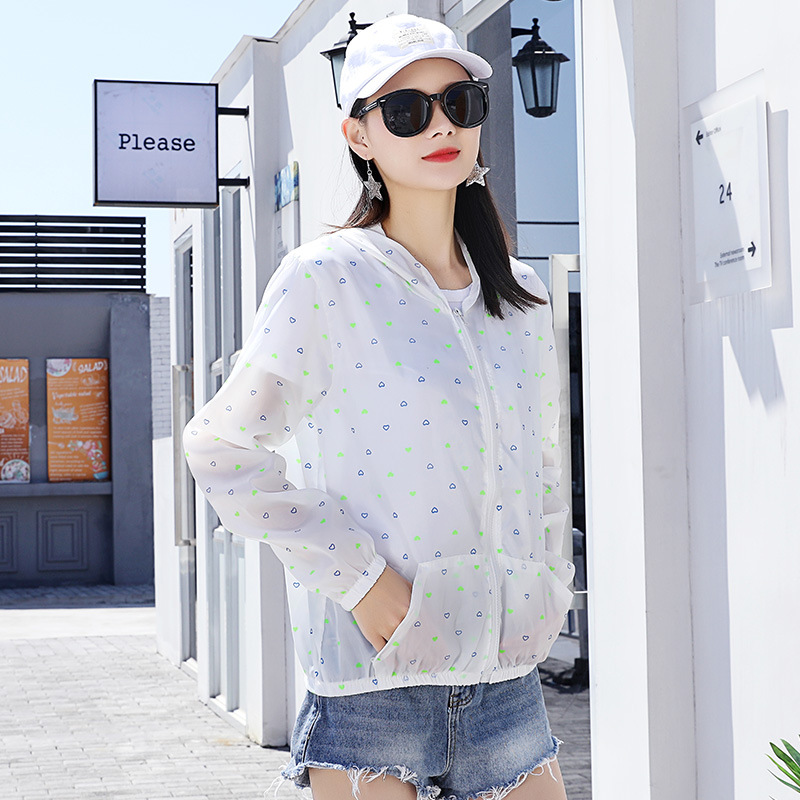 New summer UV protection breathable ice silk sun-protective shirt for women, short long-sleeved sun-protective clothing, light jacket Specification image