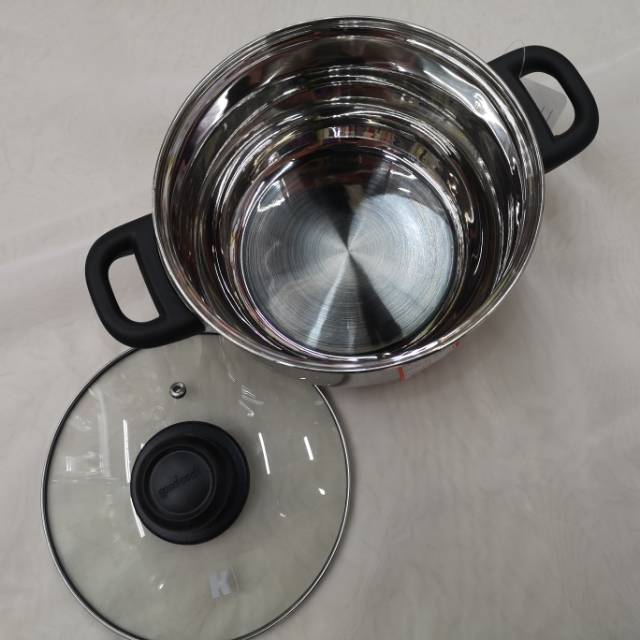 Hot-selling cookware: Stainless steel POTS, soup POTS, milk POTS, glass LIDS, kitchen wonders Specification image