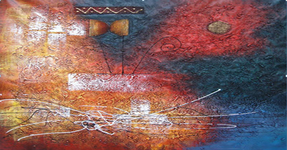 Yiwu Fente handicraft 60X60cm pure hand-painted oil painting thumbnail