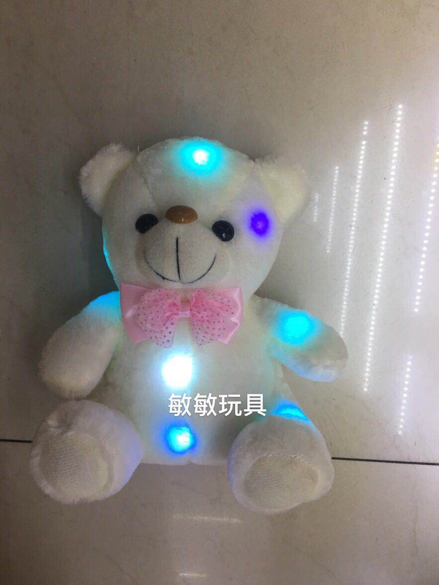 Plush glowing bear for children, girls, toys and home decorations Specification image
