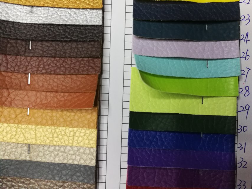Factory direct sales, best-selling new 198 large litchi leather, large stock of high, medium and low grade luggage, sofa, shoe materials and fabrics Specification image