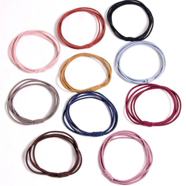 The popular hair tie with a hair band, a Korean fresh and unique hair band, a simple forest girl style and a cute girl's favorite hair tie details Picture