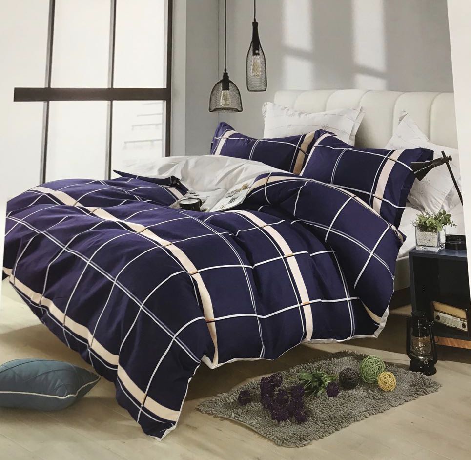 Hanfu Cotton Simple Spring And Autumn Cute Striped Dormitory Can Be Used As A Single Four-Piece Set details Picture