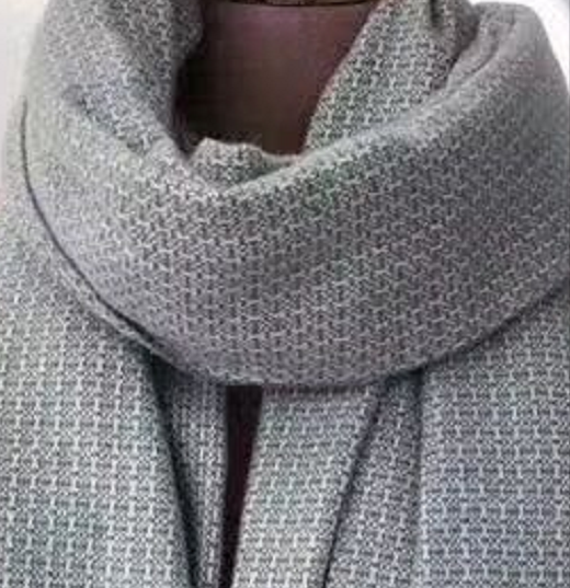 Women's Fashion Trend All Casual Classic Fringe Acrylic Scarf Specification drawing