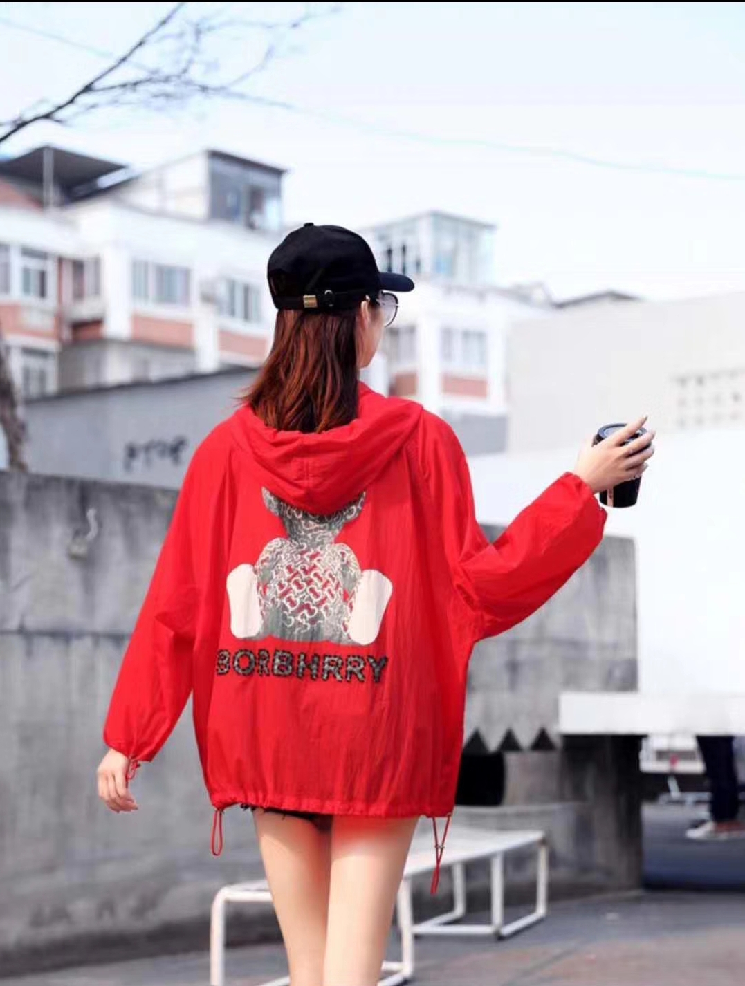 Women's Short Summer Thin Outdoor Breathable Cycling Coat Quick Drying Women's Uv Skin details Picture