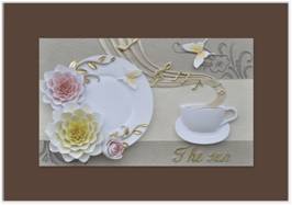 3D立体浮雕画环保树脂装饰画餐厅画工艺画
