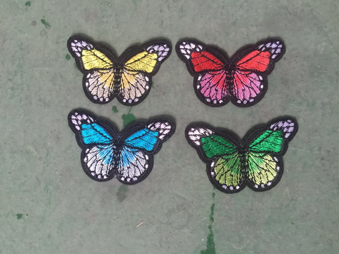 Butterfly Fly Yarn Embroidery Butterfly Handmade Hair Accessories Headwear Diy Accessories Hairpin Headband Materials Specification drawing