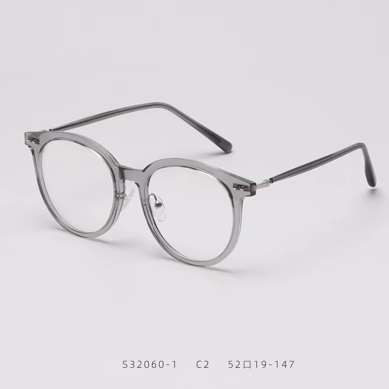 近视眼镜框，光学架，平光镜，时尚潮流大框，复古产品图
