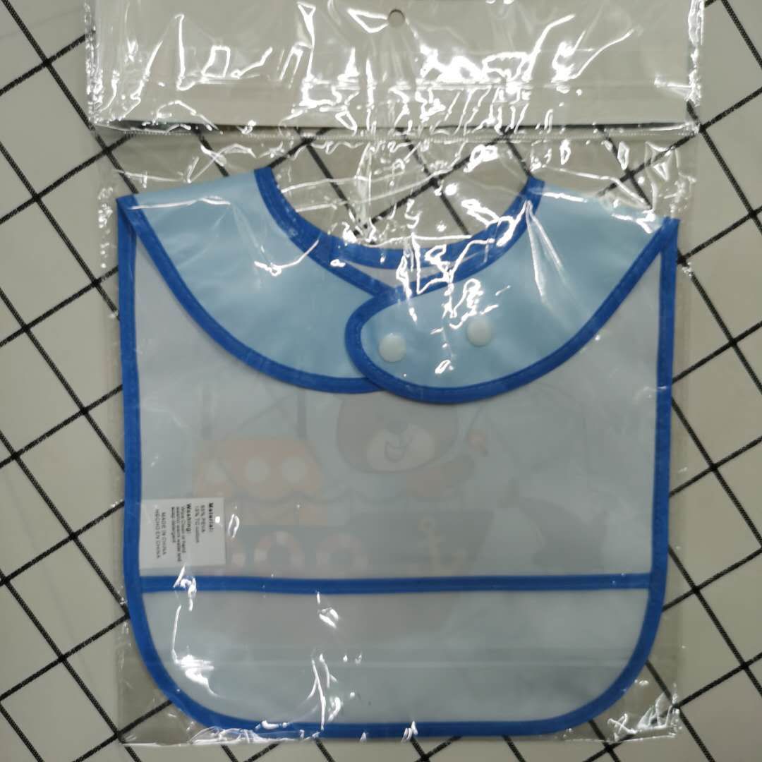 Cartoon waterproof snap-on saliva wipes for baby food bags details Picture
