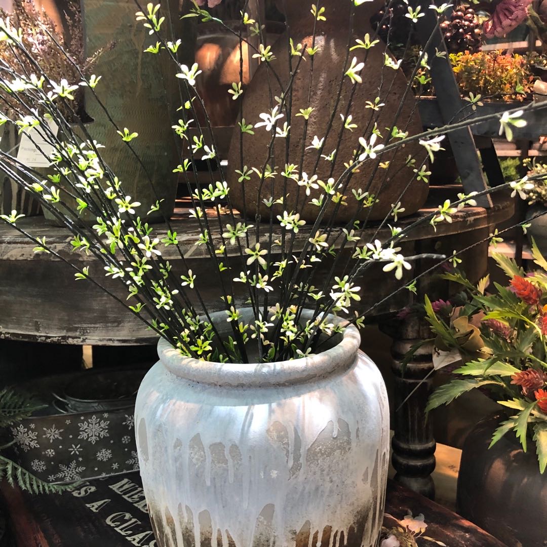 Living room decorations imitate plants and flowers