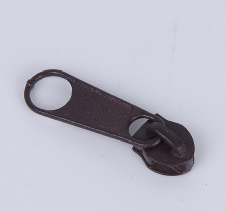 Zipper Fittings Zipper Head Puller No. 3, No. 5, No. 8, No. 10, Shallow Gold Metal Puller Specification drawing